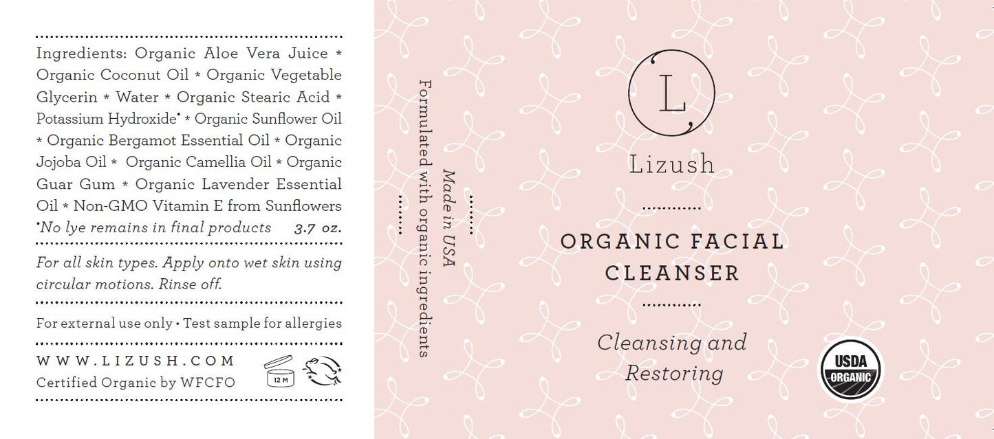 ORGANIC FACIAL CLEANSER Cleansing and Restoring-3