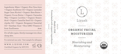 ORGANIC FACIAL MOISTURIZER Nourishing and Moisturizing-3