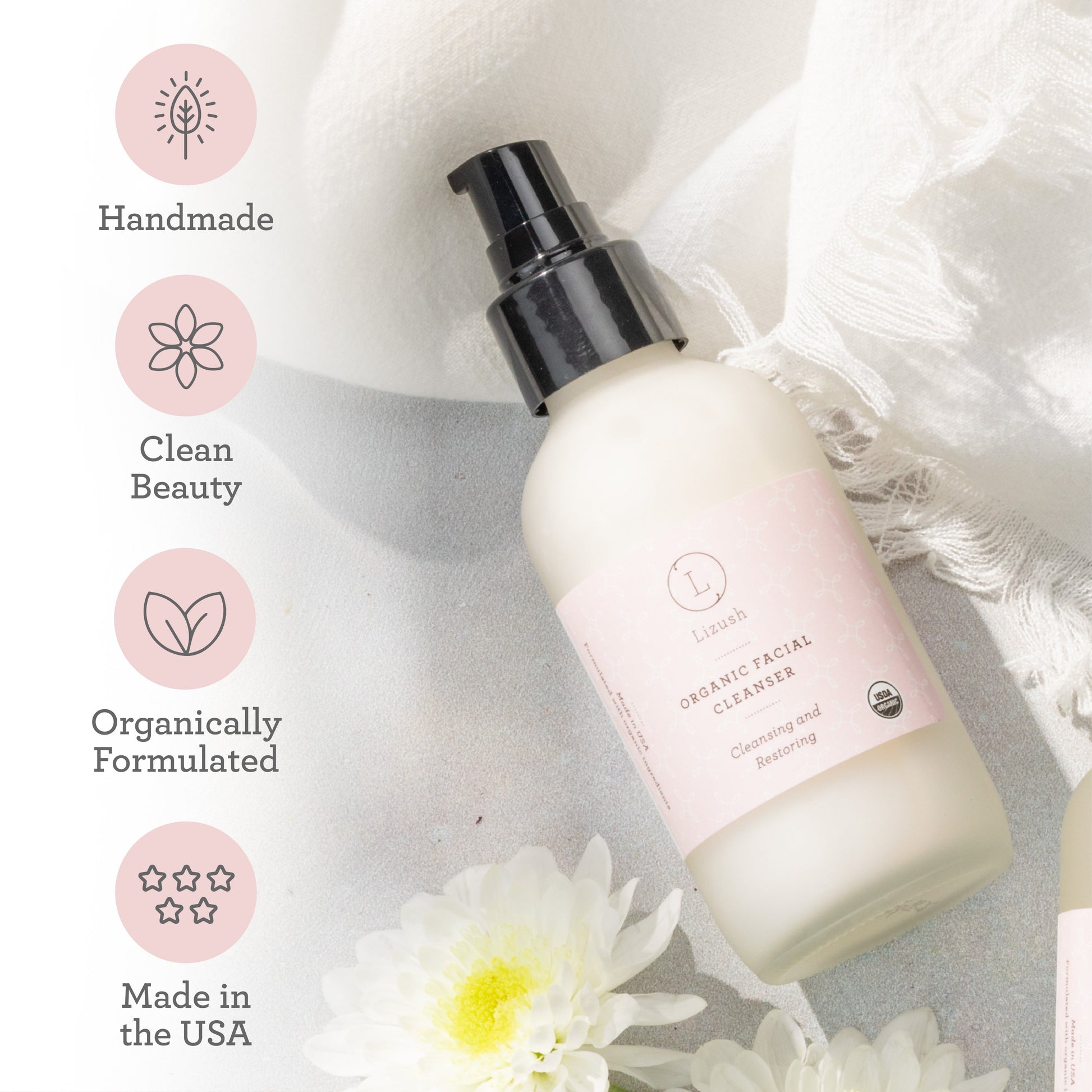 ORGANIC FACIAL CLEANSER Cleansing and Restoring-2